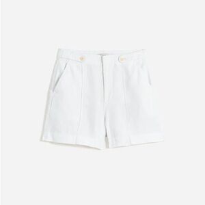 Madewell White Linen Shorts